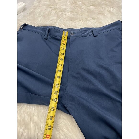 Adidas Men’s Size 36x32 Blue Golf Pants Work Dress Pants Stretch - Picture 5 of 7